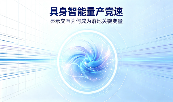 具身智能量产竞速：显示交互为何成为落地关键变量
