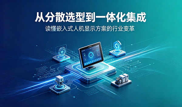 从分散选型到一体化集成，读懂嵌入式人机显示方案的行业变革