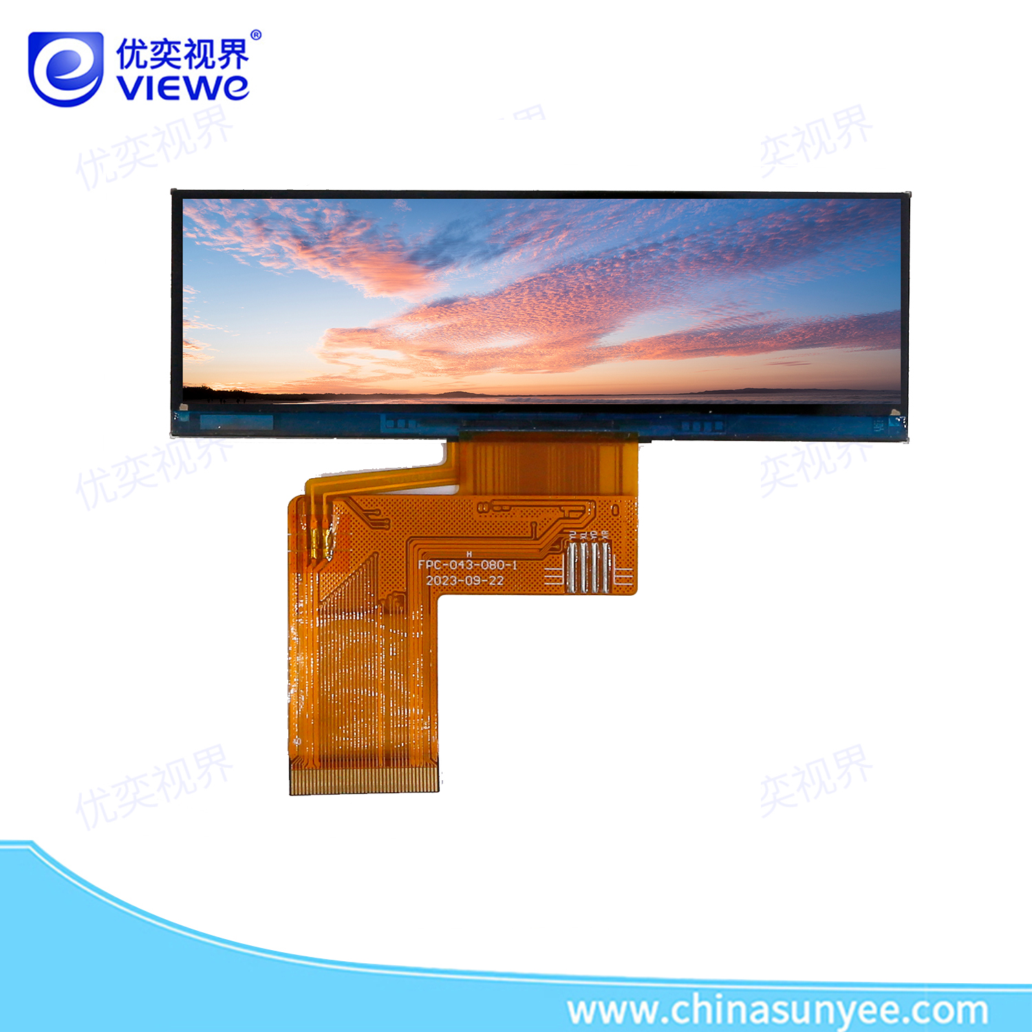 3.9英寸 LCD长条形液晶显示屏